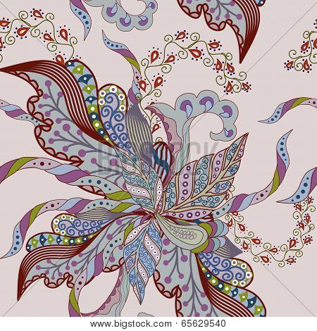 Colorful abstract seamless pattern