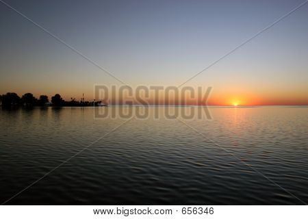 Coucher de soleil hiver dans Flordia