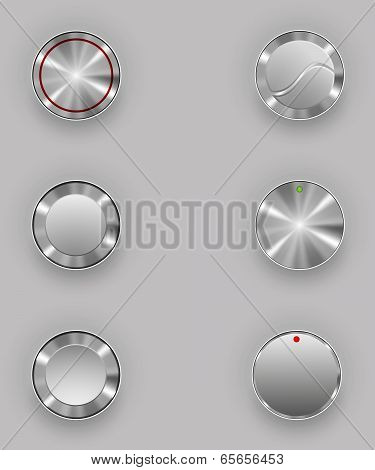 Metal buttons
