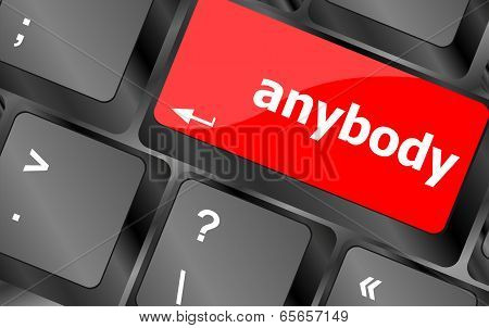 Keyboard With Enter Button, Anybody Word On It