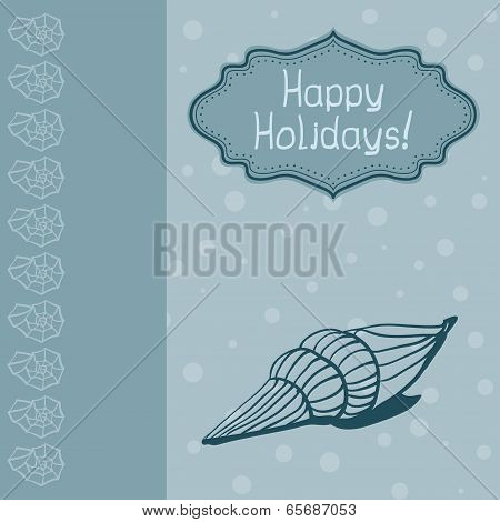 Seashell Card