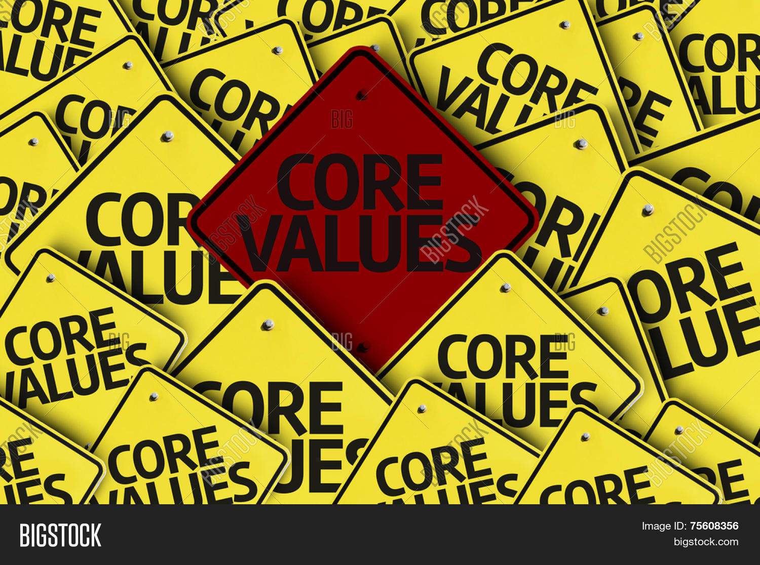 Core Values Written On Image & Photo (Free Trial) Bigstock
