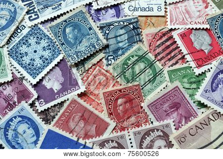 Canada on stamps