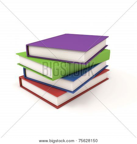 Stack Of Books Close-up