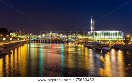 Bogdan Khmelnitsky (kievsky) Pedestrian Bridge In Moscow