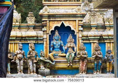 Sculpture Of A Hindu Temple