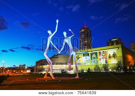 The Dancers Public Sculpture In Denver