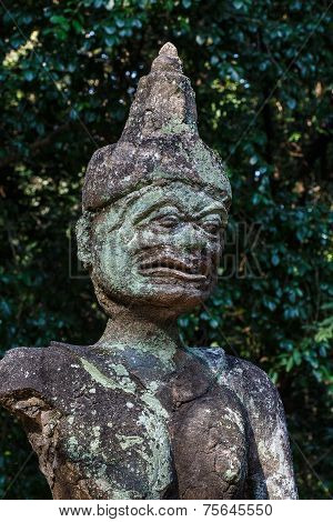 Ancient Lanna Statue (ancient Lanna Thai Style Temple), Thailand