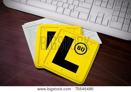 L Plates And Licence Application
