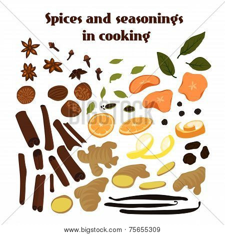 set of spices