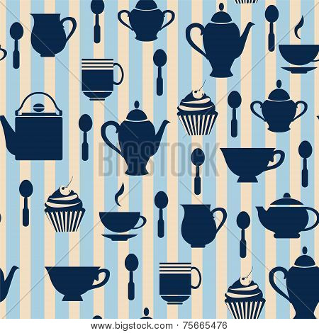 Teatime Background - Illustration