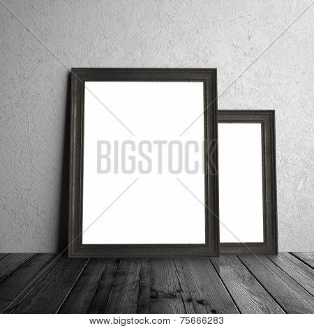 Two White Frames