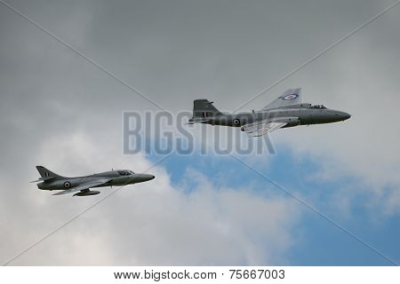 Canberra And Hunter Aircraft