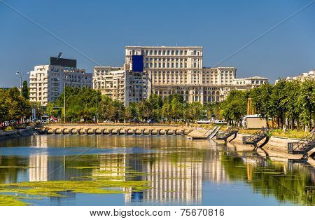 View Of Palace Of Parliament In Bucharest, Romania