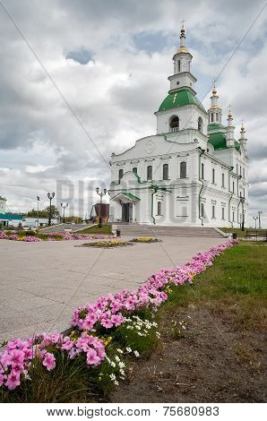 Sretensky cathedral in Yalutorovsk. Russia
