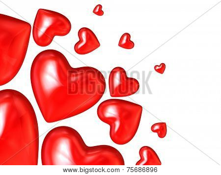 3d hearts