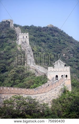 The Great Wall Of China At Mutianyu.