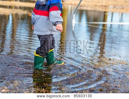 Playing In Puddles