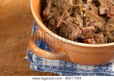 Traditional Polish Sauerkraut.