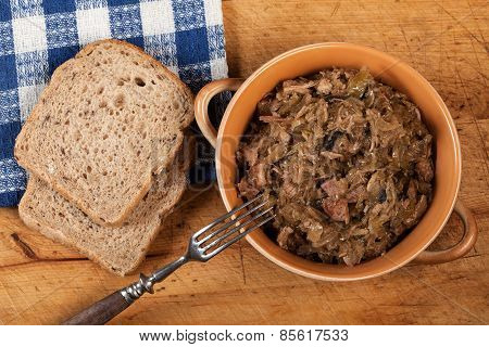 Traditional Polish Sauerkraut.