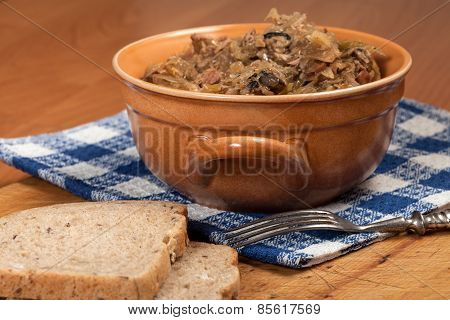 Traditional Polish Sauerkraut.