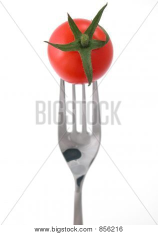Tomaten vor einem weißen Hintergrund