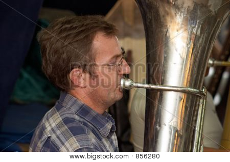 Tuba player