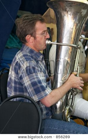 Tuba player