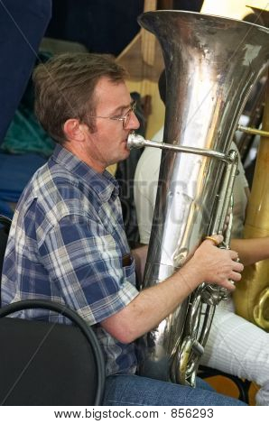 Tuba player