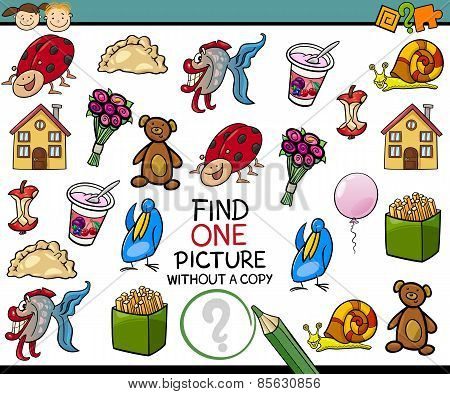 Find Single Picture Game Cartoon