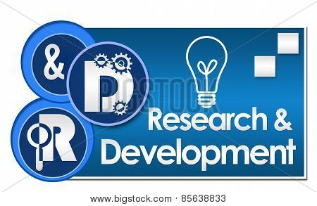 R And D - Research And Development Three Circles