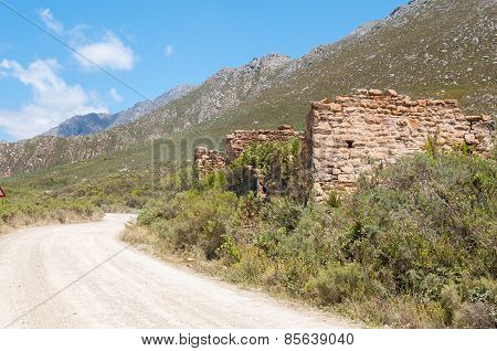 Ruins Of Old Toll House On The Swartberg Pass