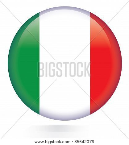 Italy flag button