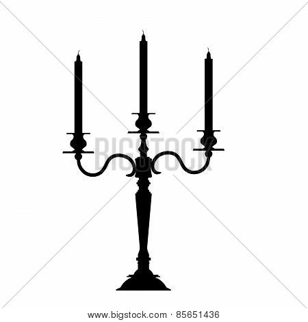 Candelabrum Silhouette