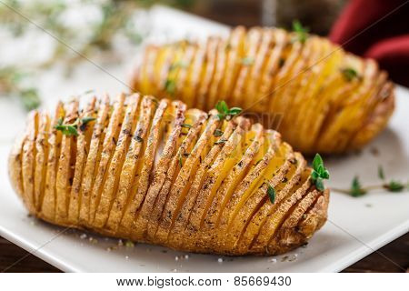 Hasselback potatoes