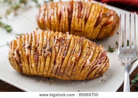 Hasselback potatoes