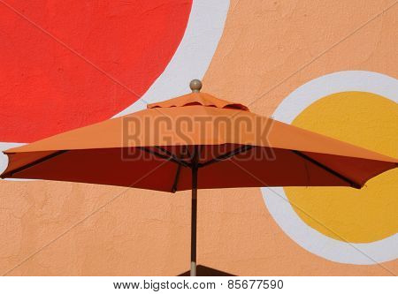 Orange parasol