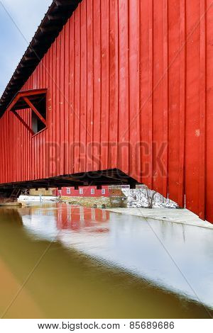 Covered Bridge At Bridgeton
