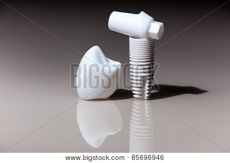 Models of dental  implants