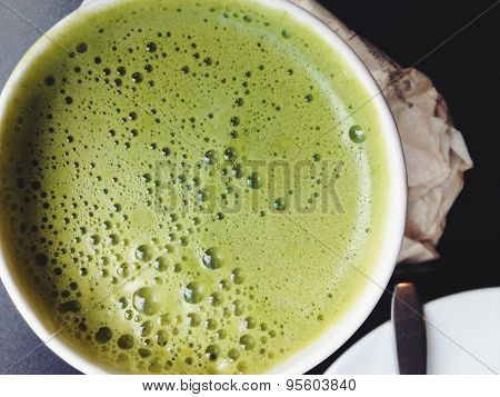 Greentea matcha latte