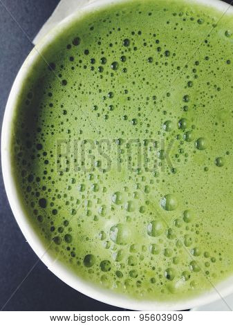 Greentea matcha latte
