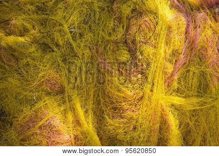 Close Up View Of Fishing Nets, Milos Island, Greece