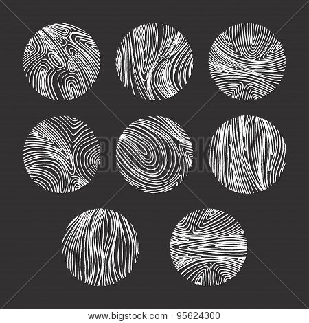 Abstract Vector Backgrounds Set With Lines.