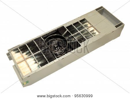 Old Full Ink Jet Printer Maintenance Cartridge