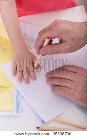 Redrawing Boy's Hand