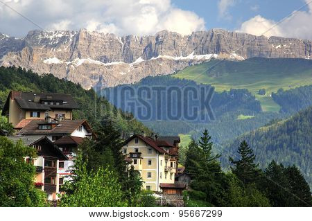 Sella group mountain, Dolomites Alps, Italy