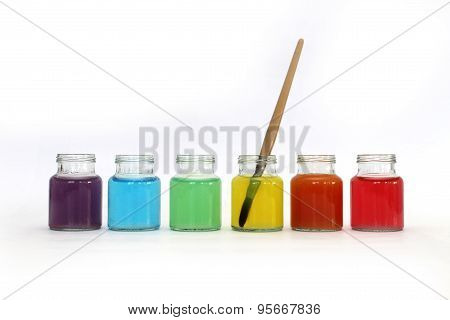 Colors Water In Bottles