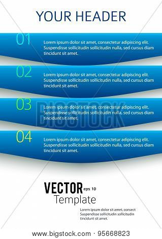 Business Presentation Template Infographics Proportion A4 Sheet