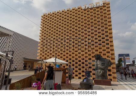 Poland Pavilion At Expo 2015 In Milan, Italy