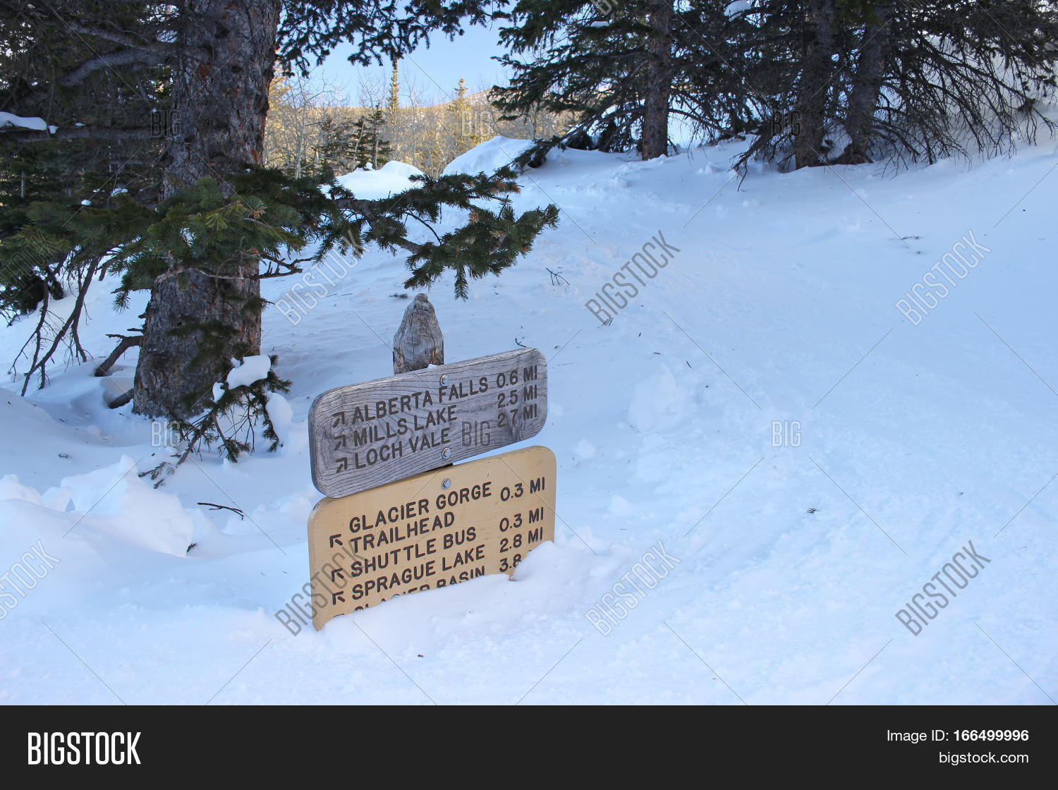 Trail Signs Buried Image Photo Free Trial Bigstock